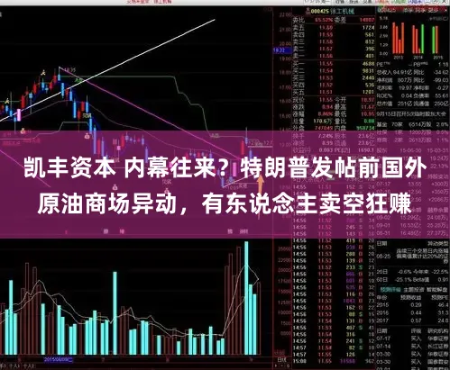 凯丰资本 内幕往来？特朗普发帖前国外原油商场异动，有东说念主卖空狂赚