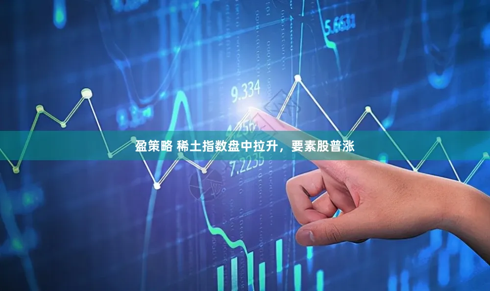 盈策略 稀土指数盘中拉升，要素股普涨